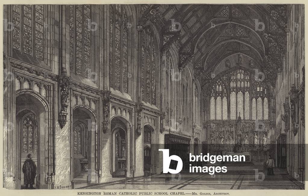 Kensington Roman Catholic Public School Chapel (engraving)