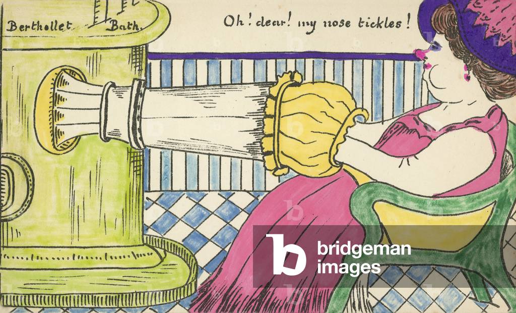 Oh! Dear! My nose tickles! (colour litho)