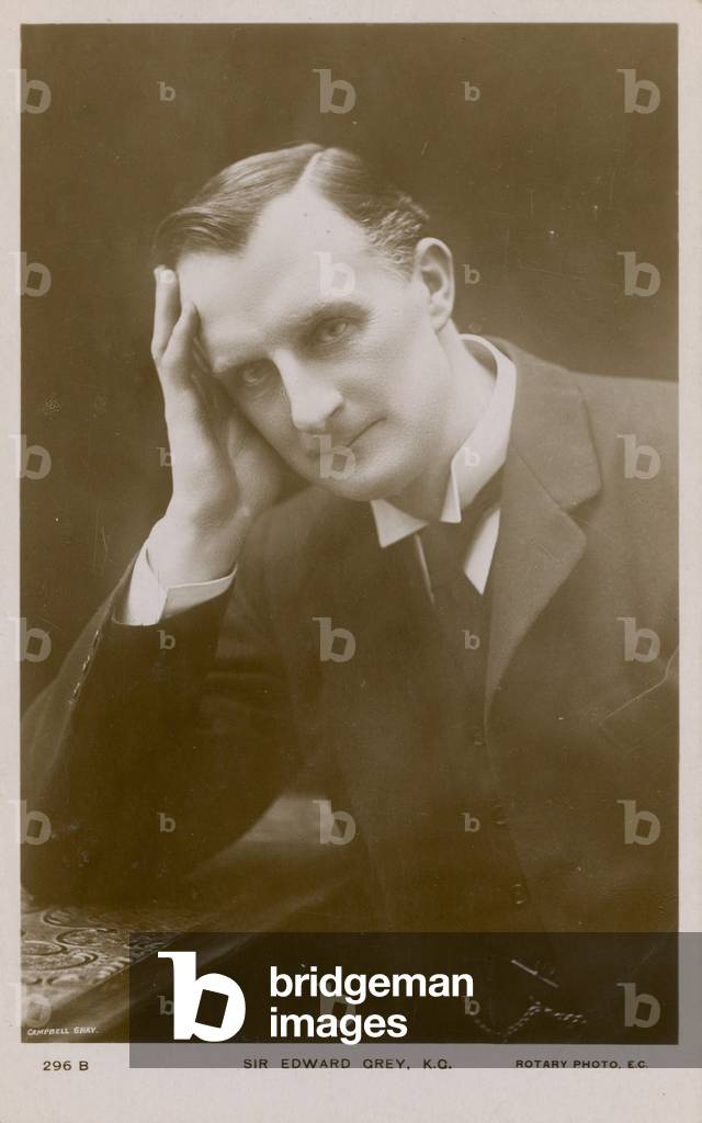 Sir Edward Grey (b/w photo)