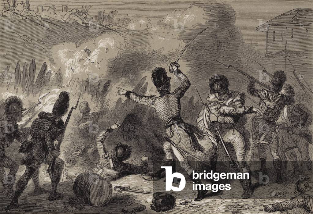 The British repulsed at Fort Stephenson (engraving)