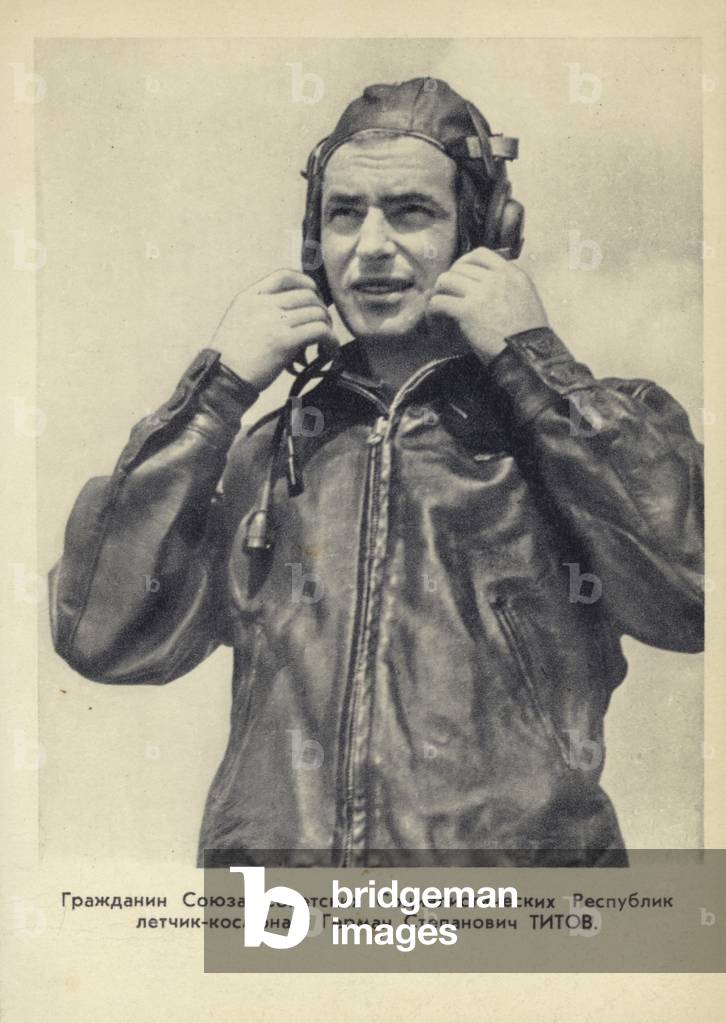 Soviet cosmonaut Gherman Titov (b/w photo)