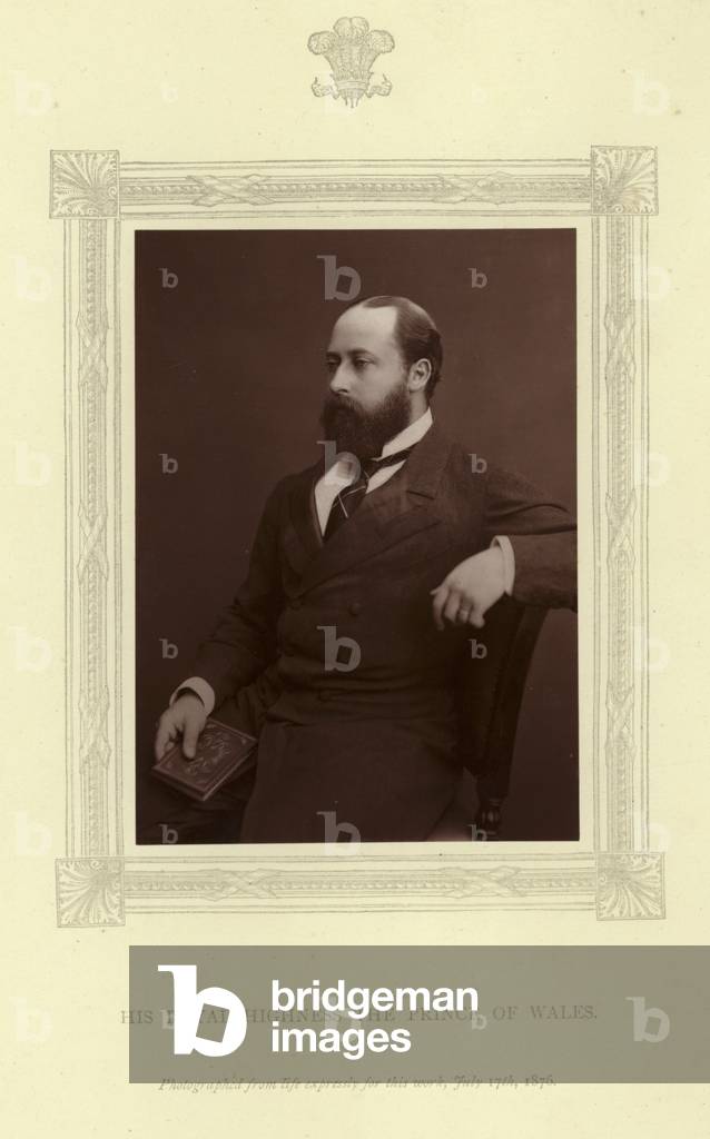 His Royal Highness The Prince of Wales (b/w photo)