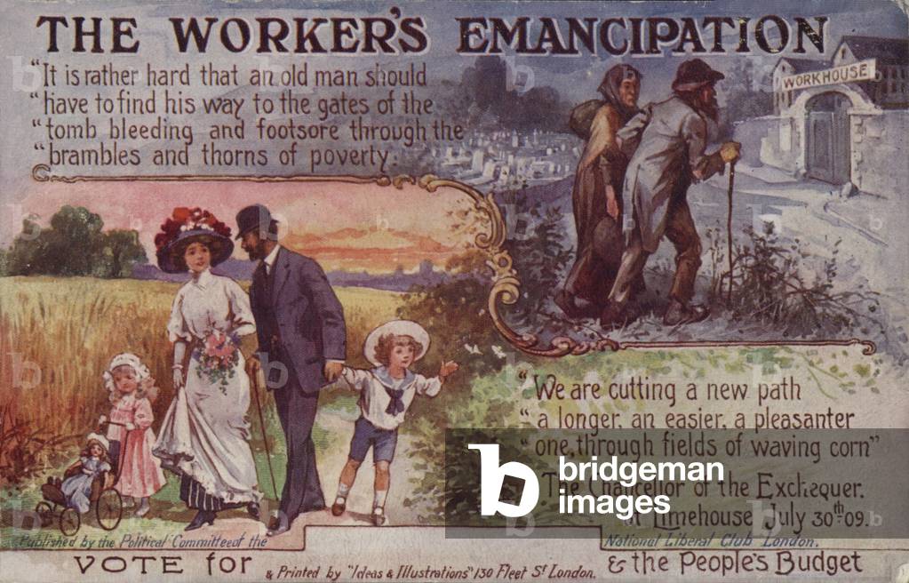 The Worker's Emancipation (colour litho)