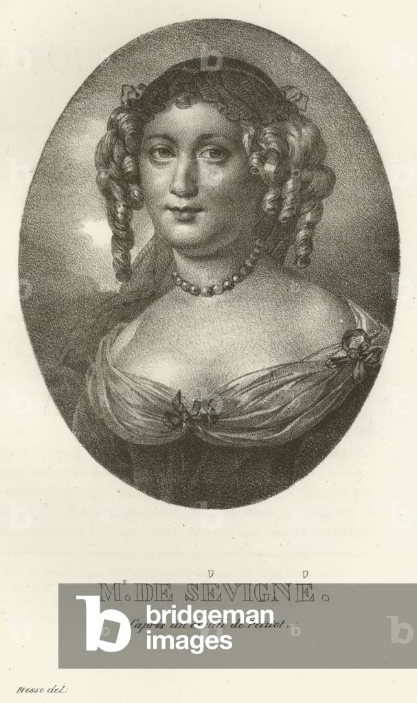 Marquise de Sevigne (engraving)