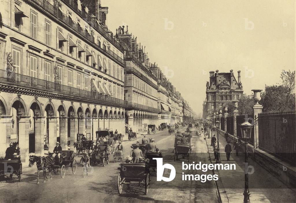 Rue De Rivoli (b/w photo)