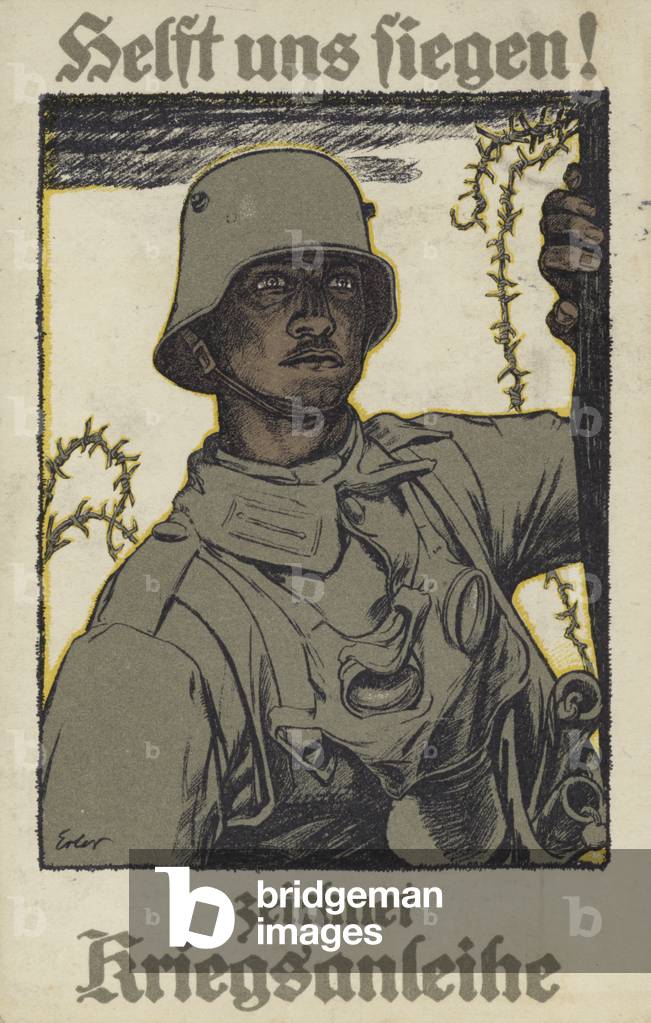 Help us to victory! Subscribe for war bonds (colour litho)