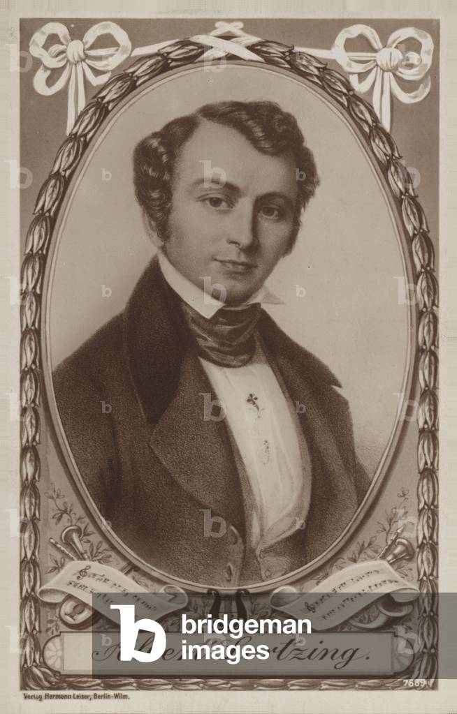 Portrait of Albert Lortzing (engraving)