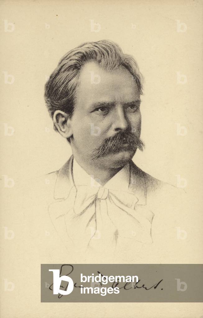 Eugen d'Albert, Scottish-born German pianist and composer (1864-1932) (engraving)