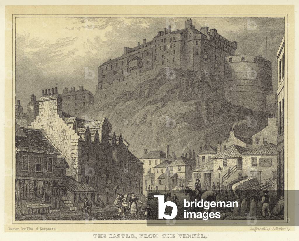 The Castle, from the Vennel (engraving)