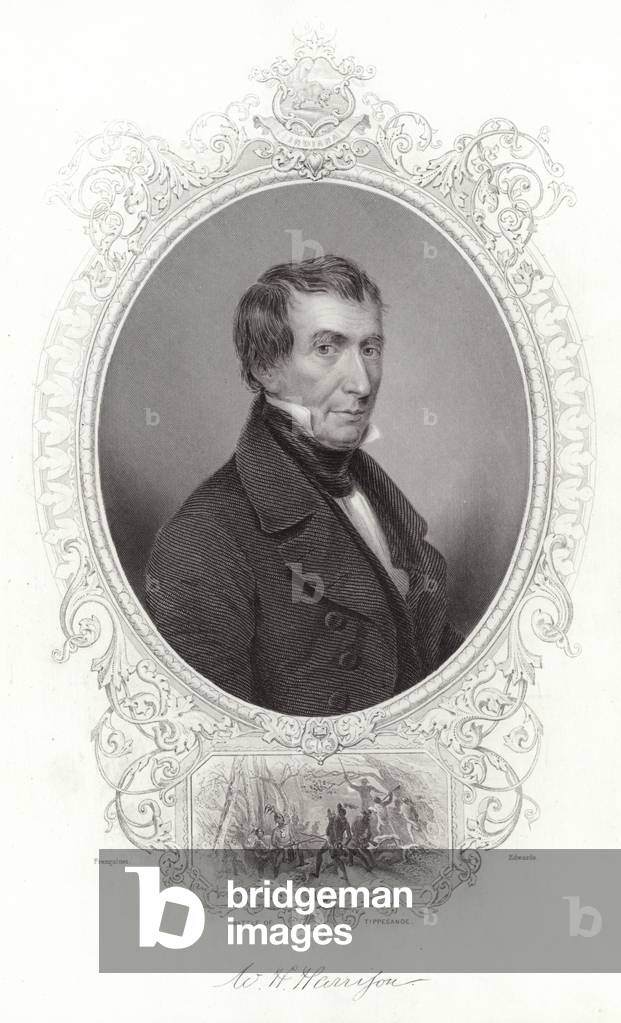 Portrait of William Henry Harrison (engraving)