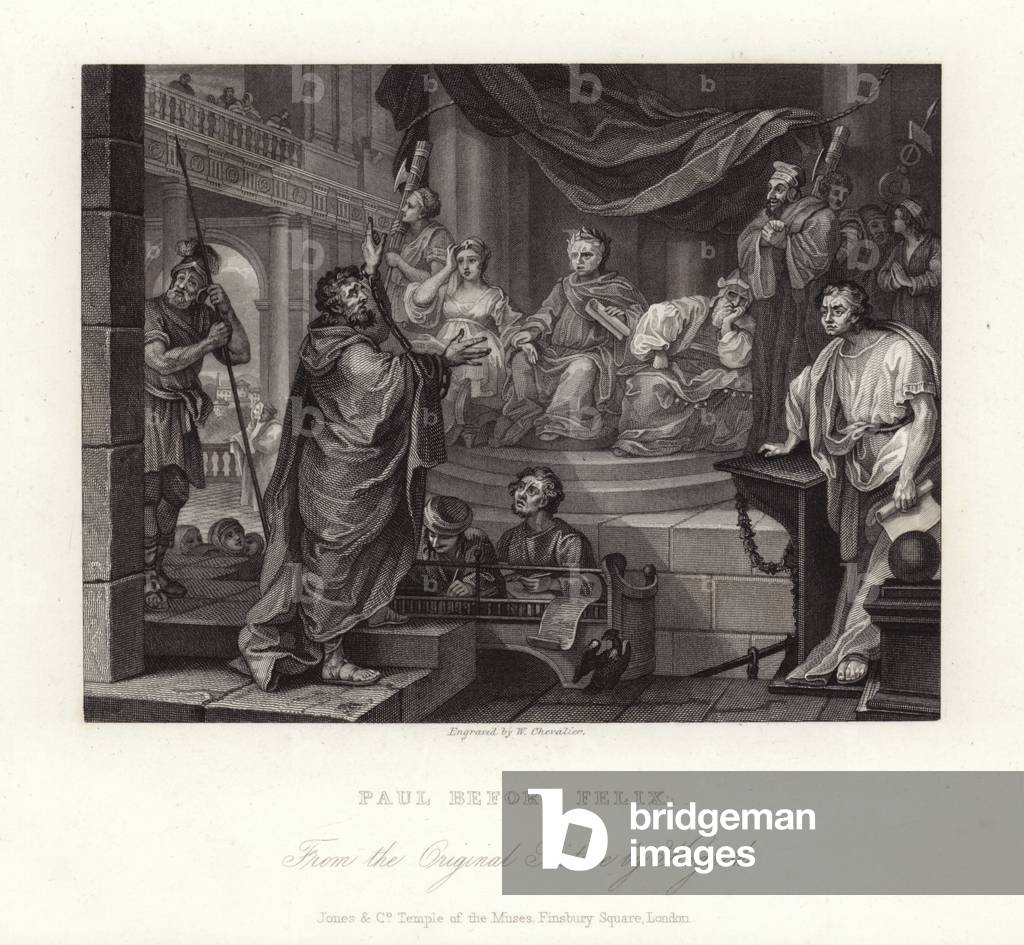 Paul before Felix (engraving)