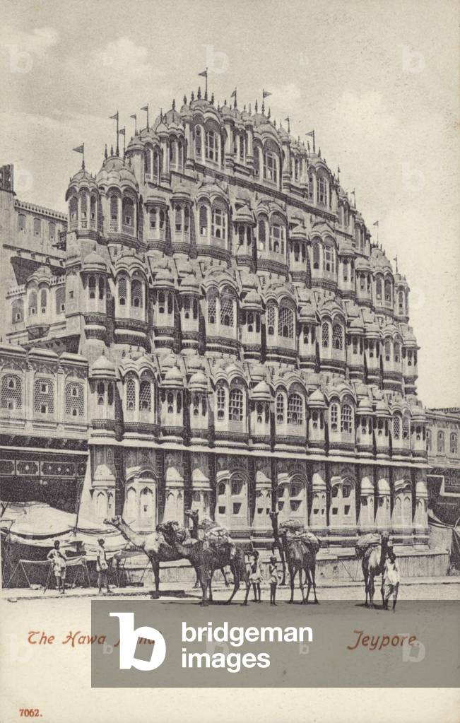 The Hawa Mahal, Jeypore (b/w photo)