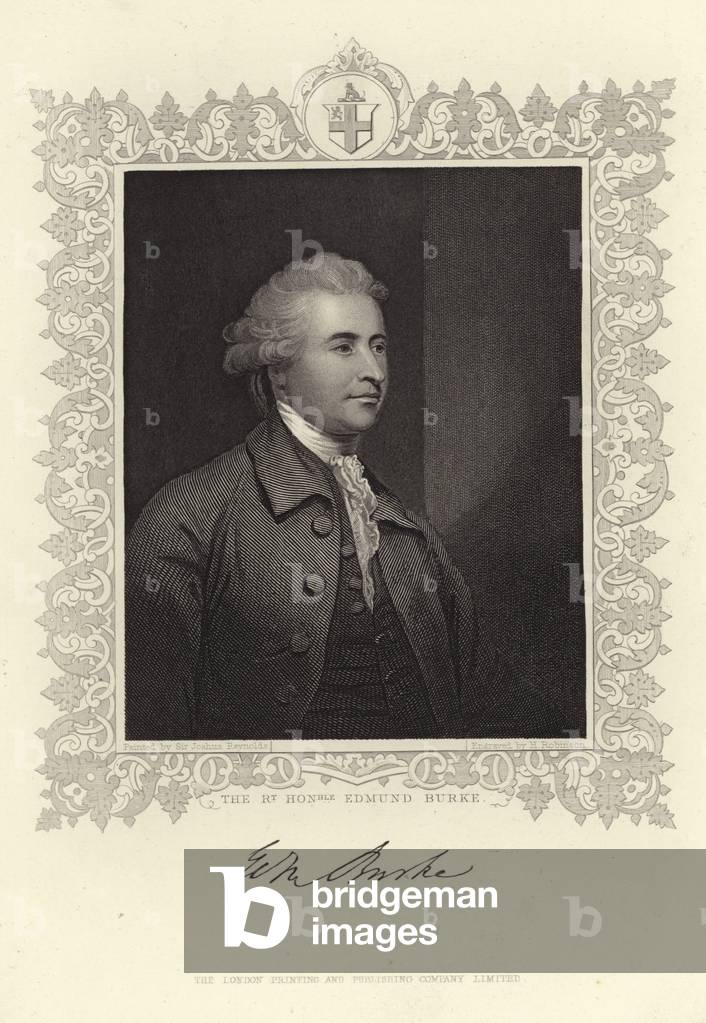 Portrait of Edmund Burke (engraving)