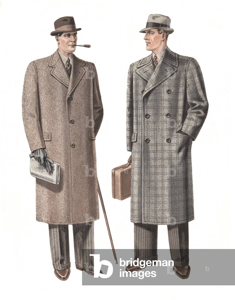 Male Fashions, 1935 (colour lithograph)