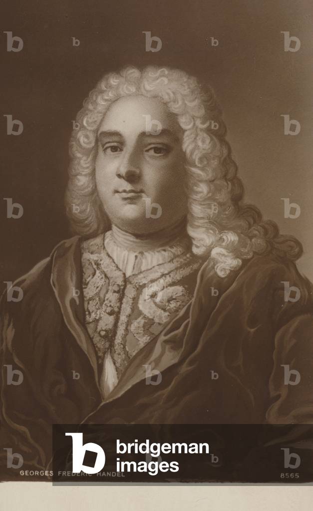 Portrait of George Friedrich Handel (engraving)