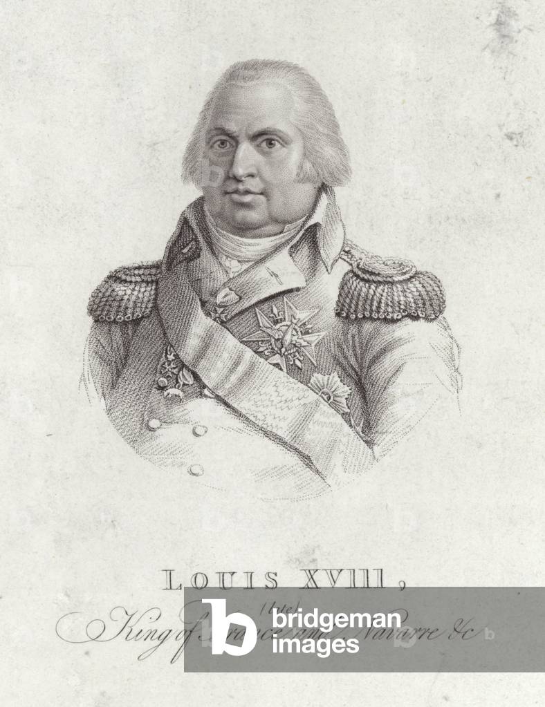 Portrait of King Louis XVIII (engraving)