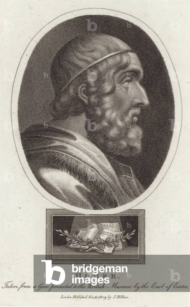 Portrait of Homer (engraving)