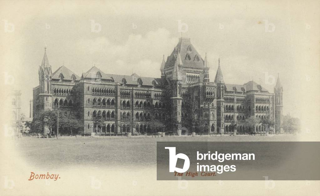 The High Court, Bombay (b/w photo)