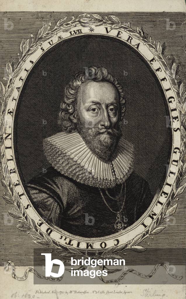Portrait of William Alexander, Earl of Stirling (engraving)