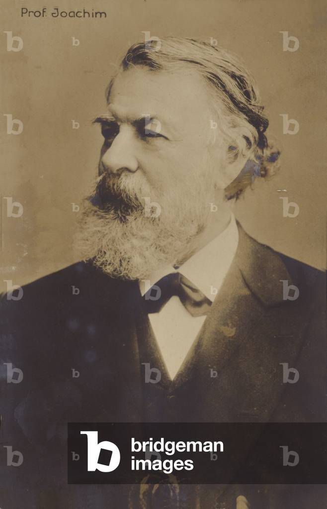 Portrait of Joseph Joachim (b/w photo)