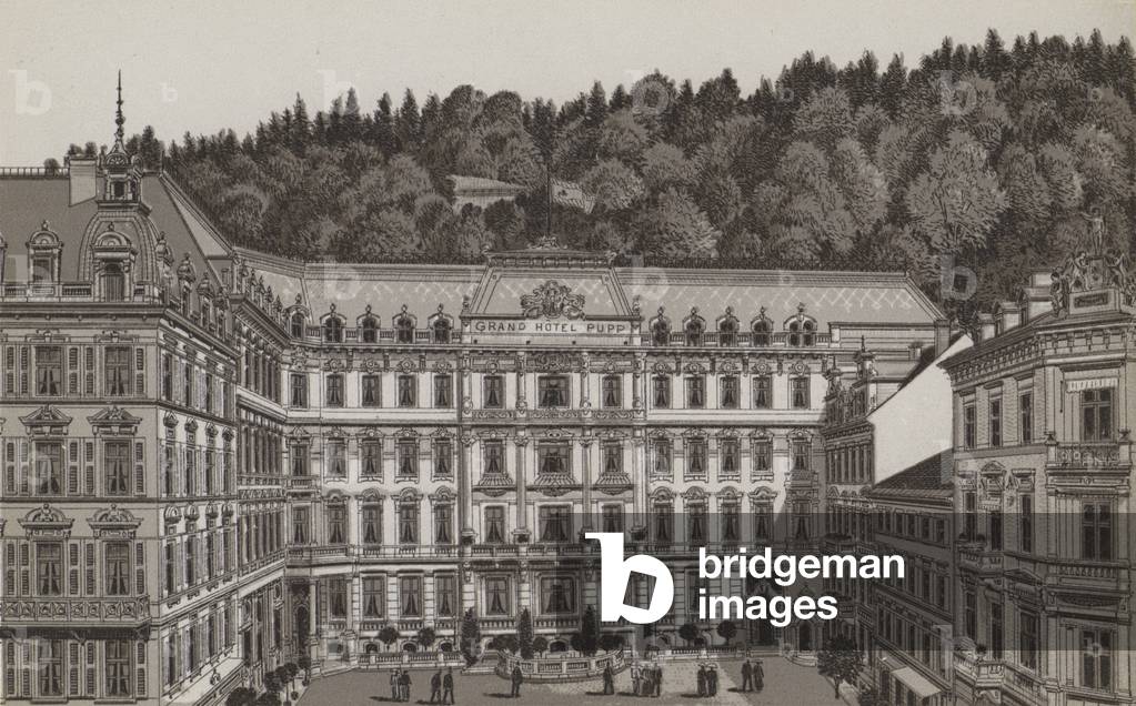 Grand Hotel Pupp (litho)