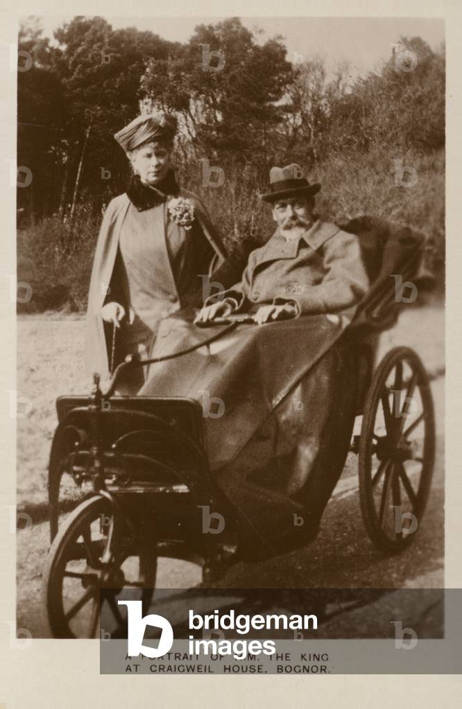 George V and Mary of Teck (b/w photo)