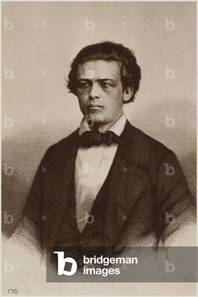 Portrait of Anton Rubinstein (engraving)