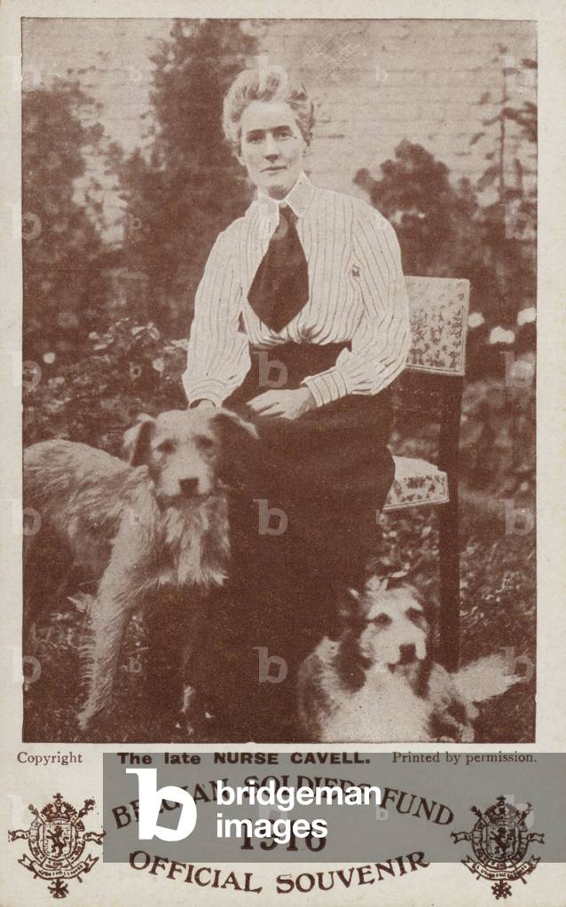 Edith Cavell (b/w photo)