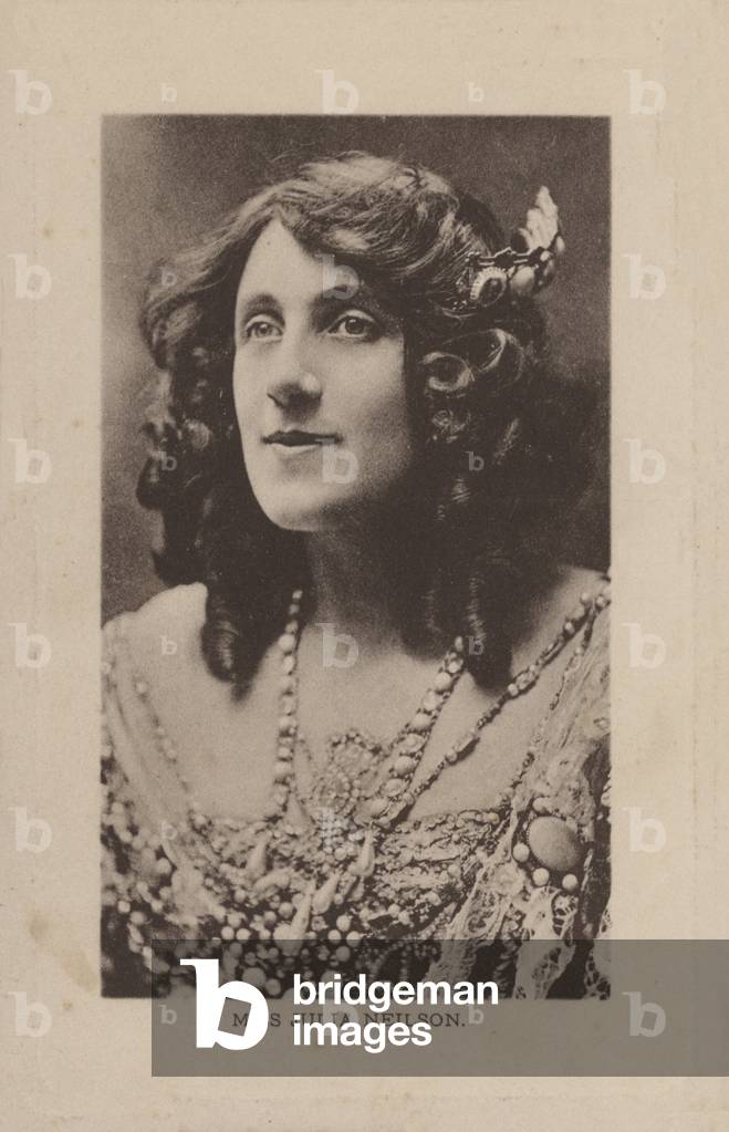 Julia Neilson, English actress (b/w photo)