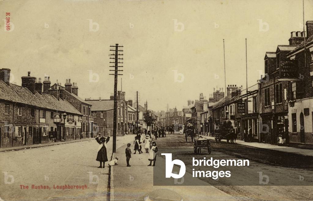 The Rushes, Loughborough (b/w photo)