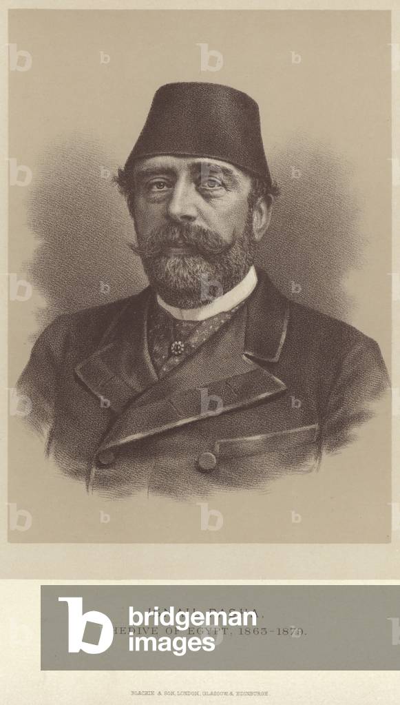 Portrait of Ismail Pasha (engraving)