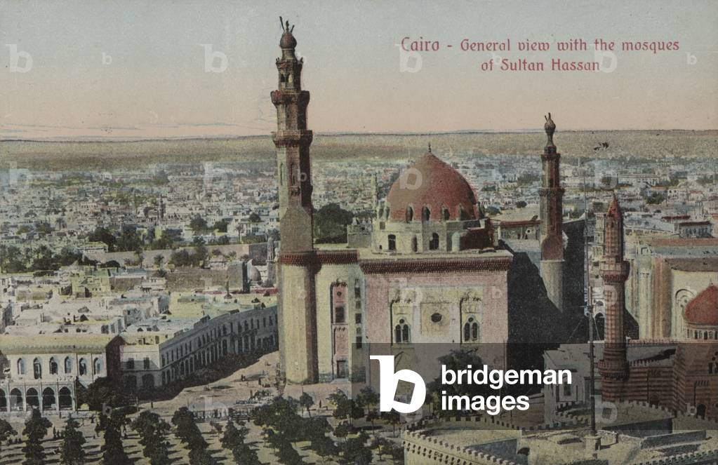 Mosque of Sultan Hassan, Cairo, Egypt (colour photo)