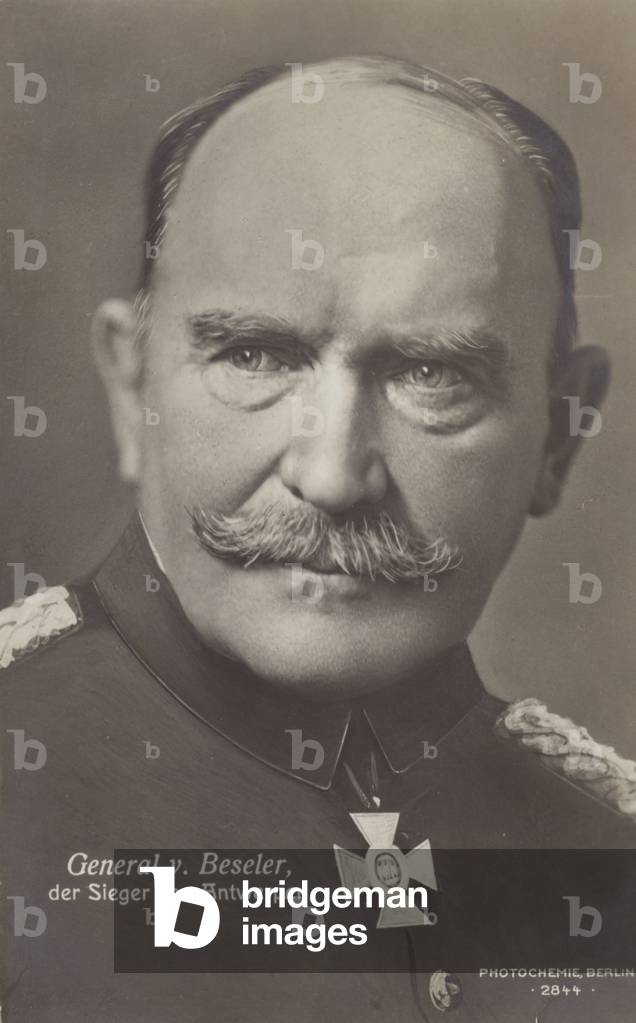 General von Beseler (b/w photo)