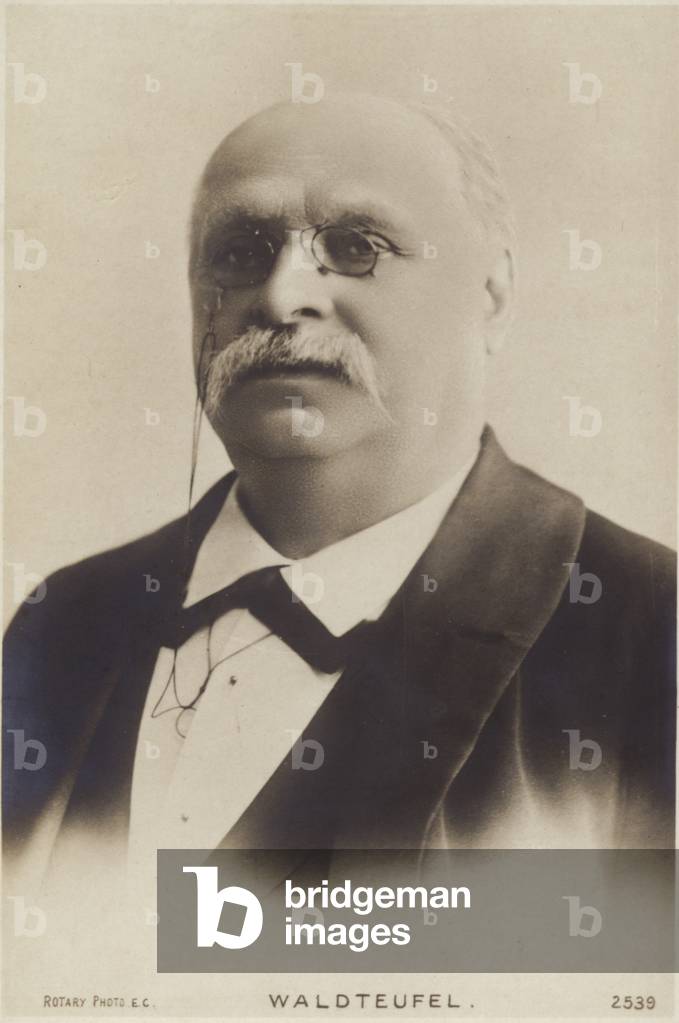 Portrait of Emile Waldteufel (b/w photo)