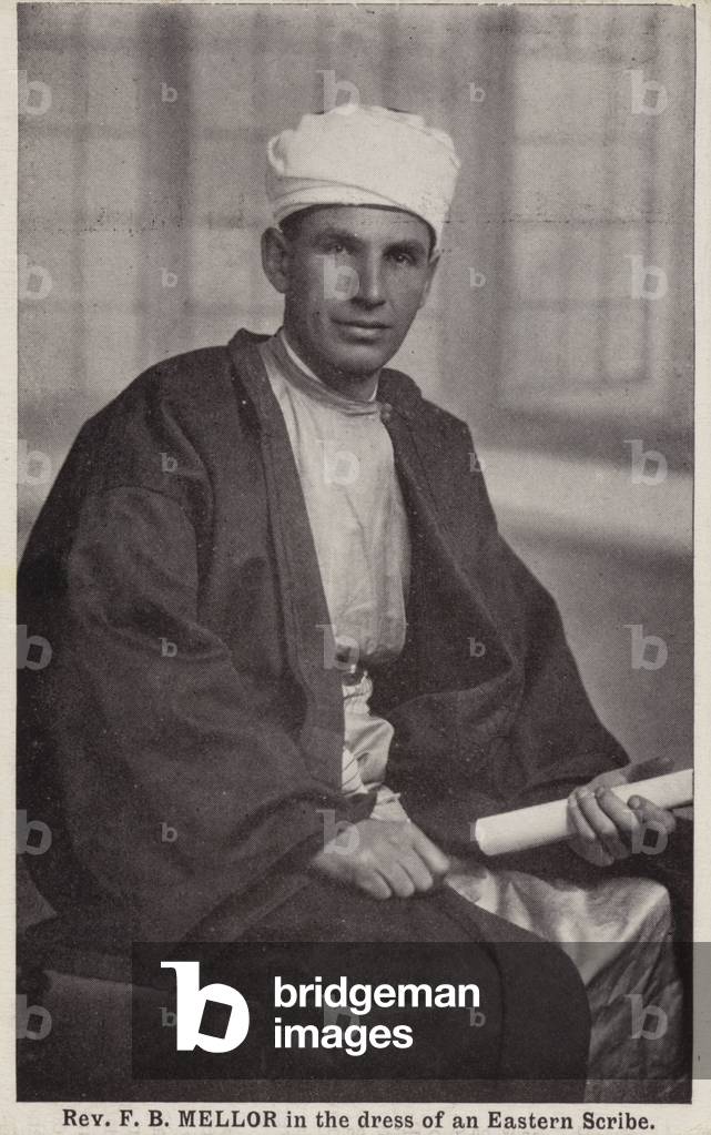 Reverend F B Mellor (b/w photo)