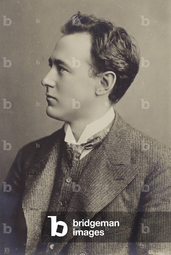Portrait of Felix von Weingartner (b/w photo)