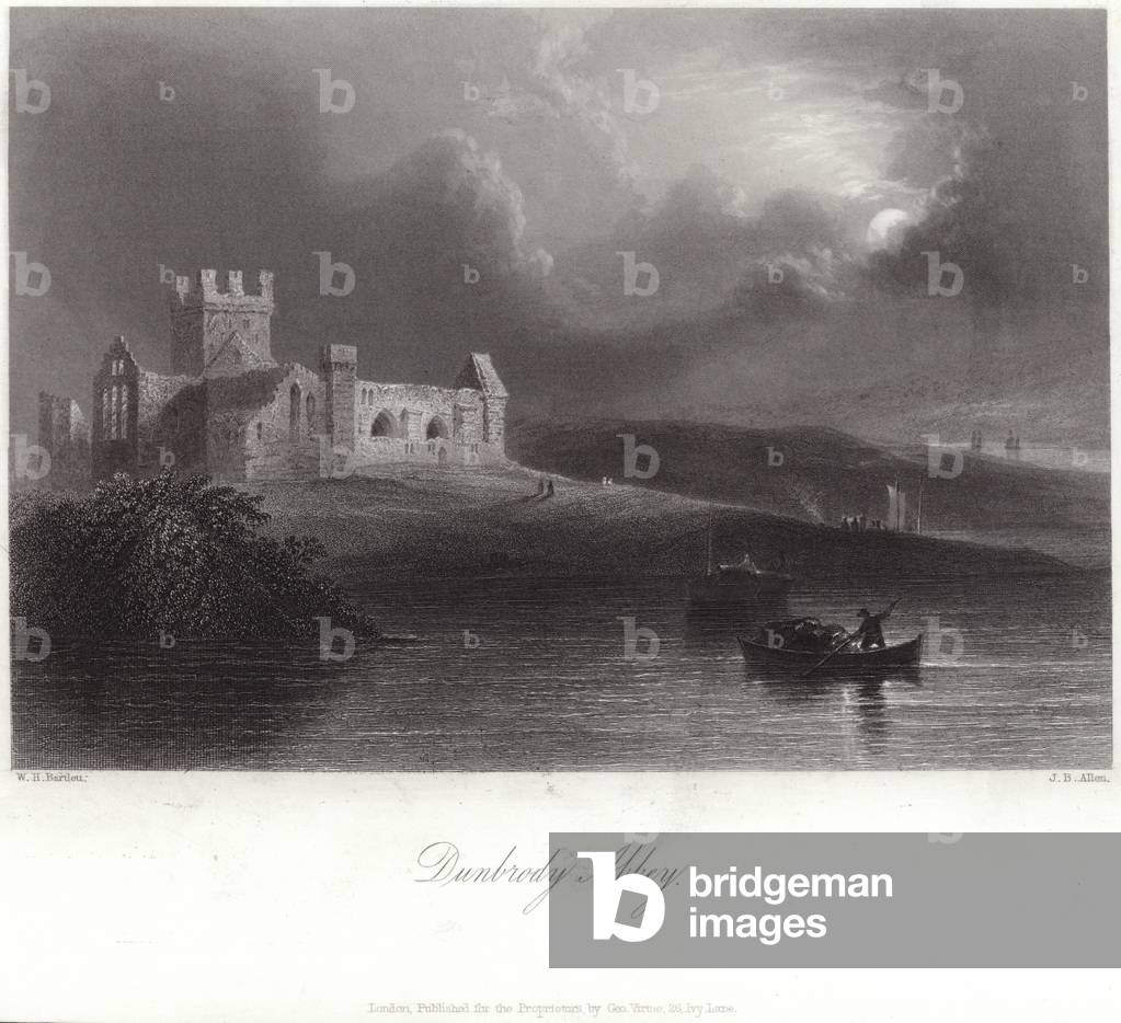 Dunbrody Abbey in County Wexford (engraving)