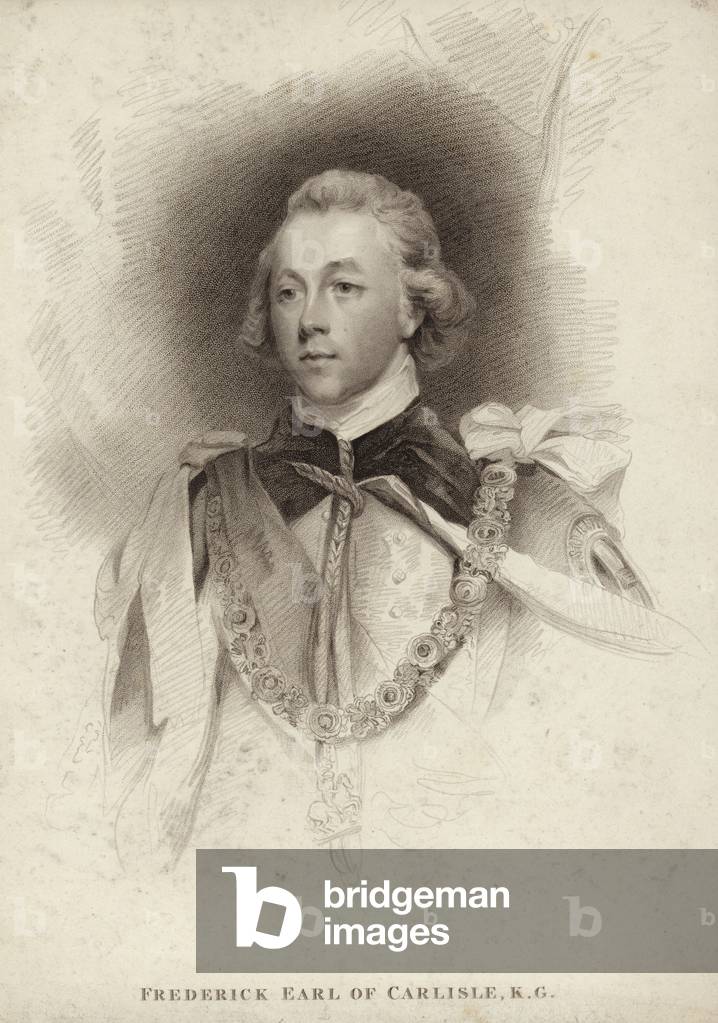 Portrait of Frederick Howard, 5th Earl of Carlisle (litho)