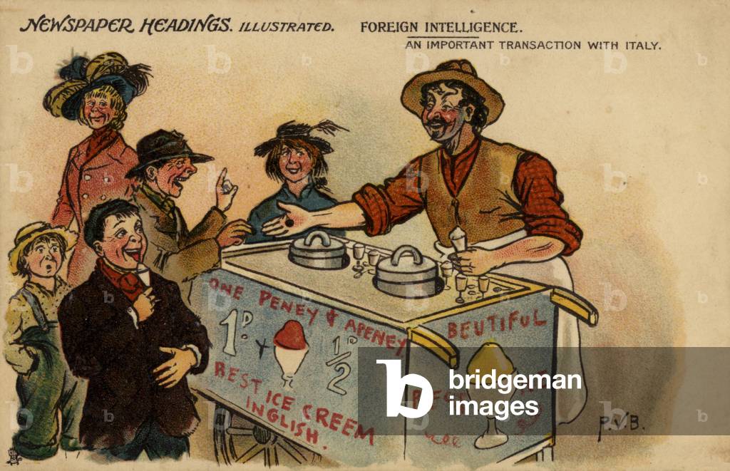 Foreign Intelligence. An Important Transaction with Italy (colour litho)