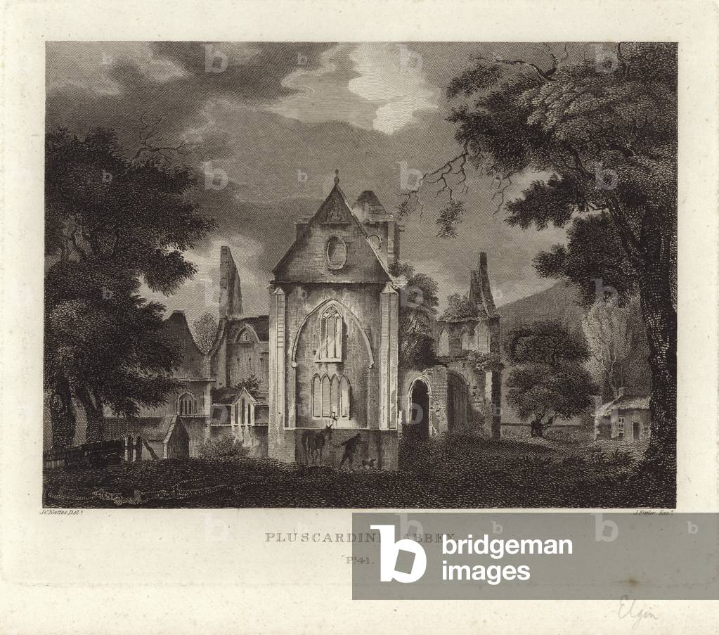Pluscardine Abbey (engraving)