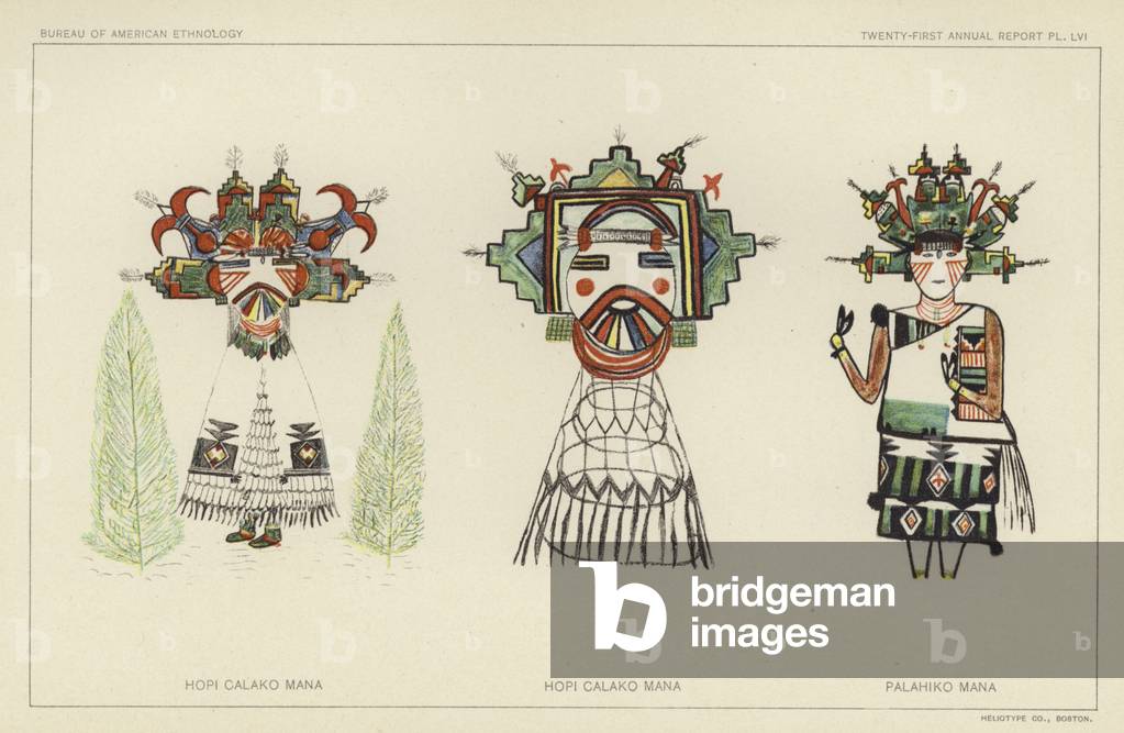 Hopi Calako Mana, Hopi Calako Mana, Palahiko Mana (colour litho)