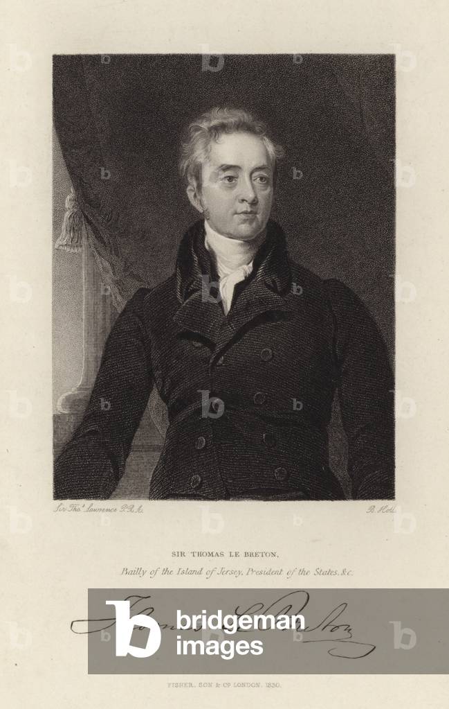 Sir Thomas Le Breton (engraving)