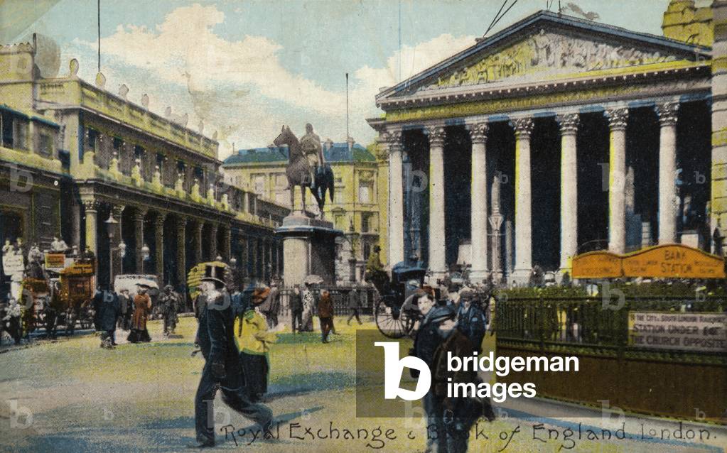 Royal Exchange & Bank of England, London (photo)
