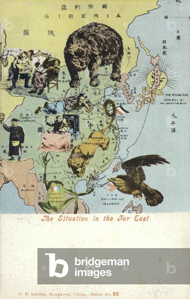 The Situation in the Far East (colour litho)