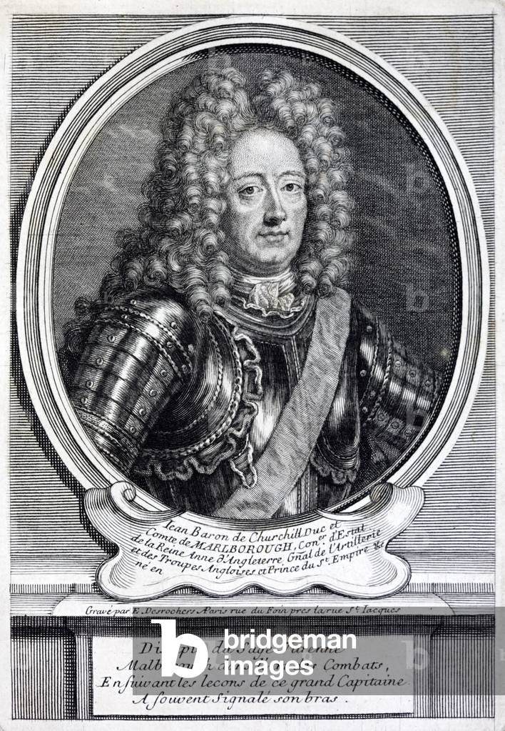 John Churchill, 1st Duke of Marlborough, English soldier (engraving)