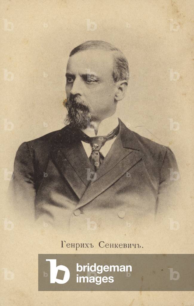Henryk Sienkiewicz, Polish journalist and novelist (b/w photo)