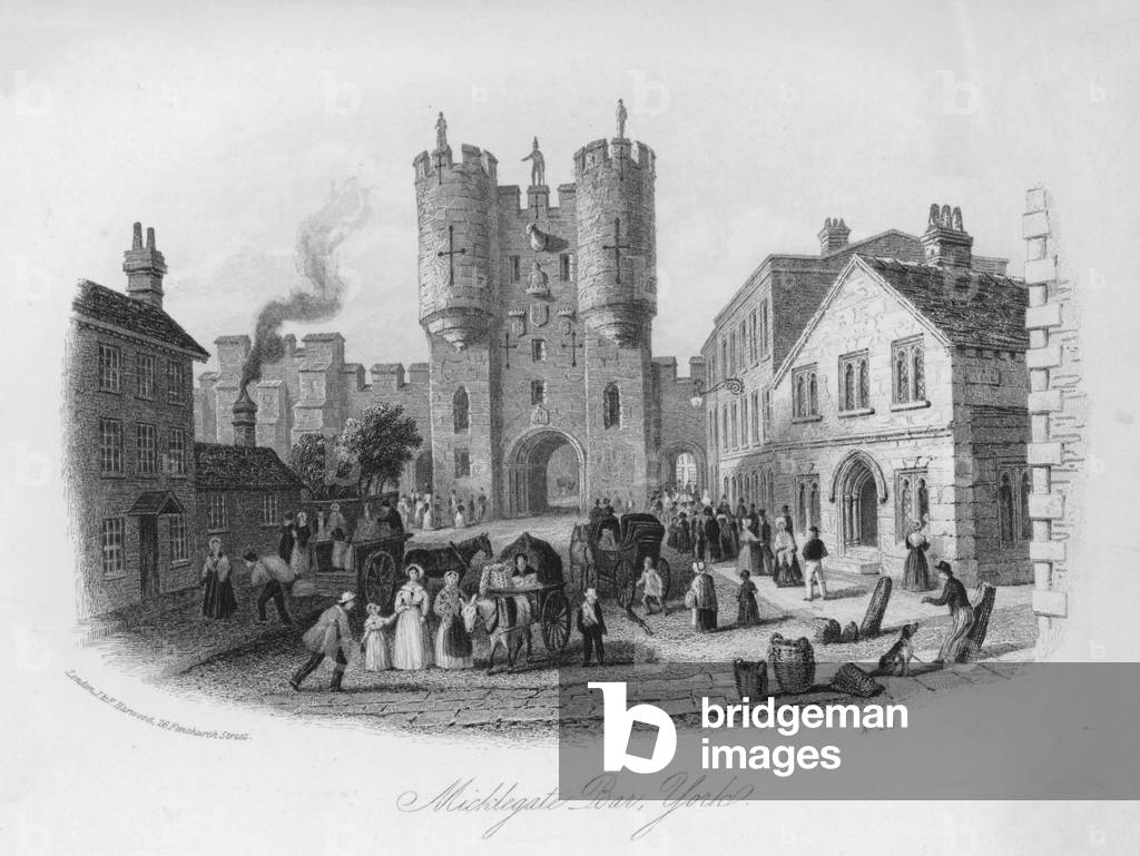 Micklegate Bar, York (engraving)