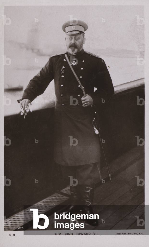 King Edward VII (b/w photo)
