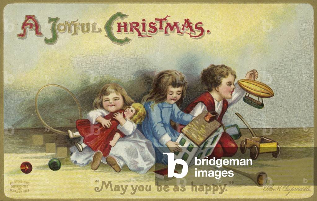 Christmas card (chromolitho)