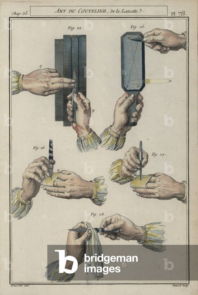 Lancets (colour litho)